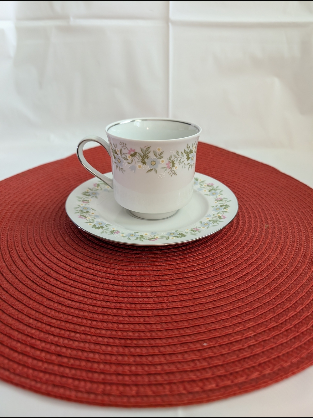 Vintage Johann Haviland Bavaria Germany Floral Cup & Saucer Set